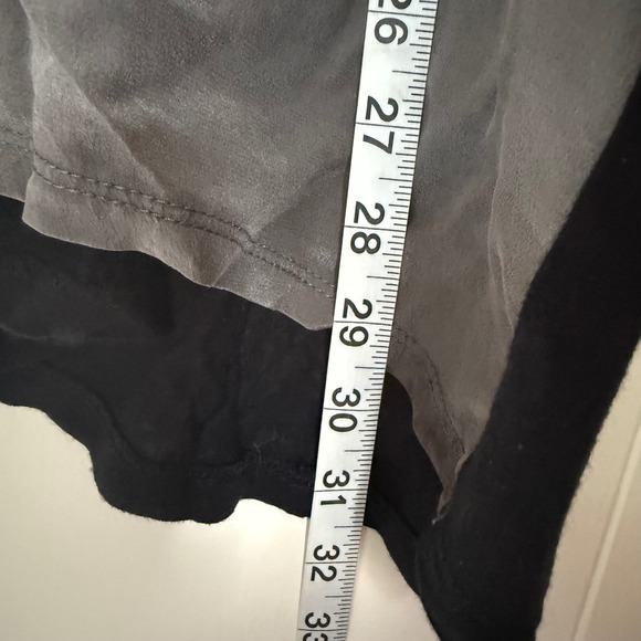 BIYA by Johnny Was Tunic Top Small S Modal Blend Brown Grey Abstract Long Sleeve - Picture 6 of 7